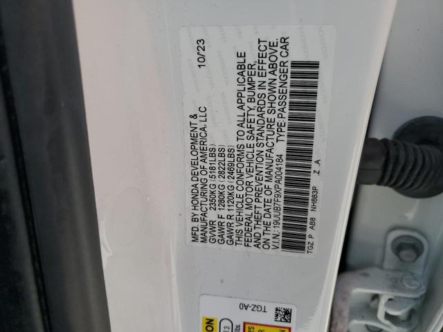 2023 ACURA TLX TYPE S 19UUB7F9XPA004184