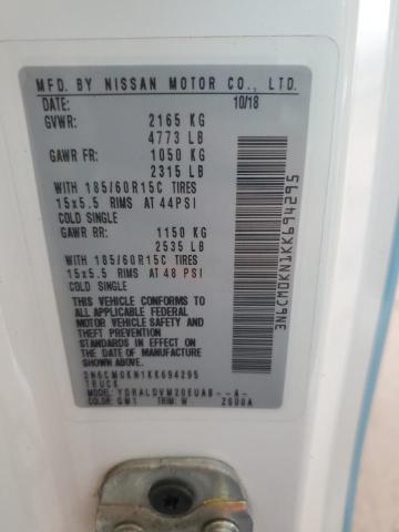2019 NISSAN NV200 2.5S - 3N6CM0KN1KK694295