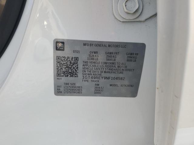 2022 GMC SIERRA K2500 DENALI 1GT49REY9NF104582