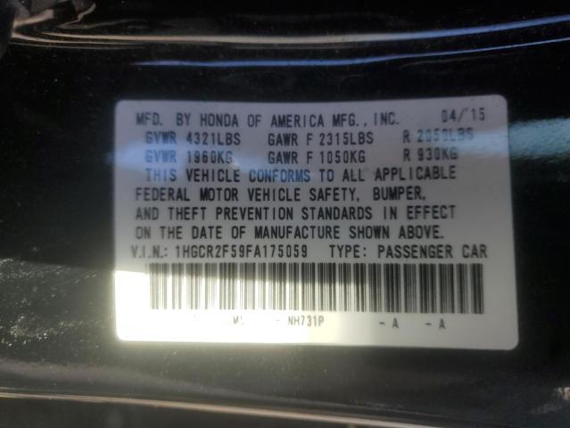 2015 HONDA ACCORD SPORT - 1HGCR2F59FA175059