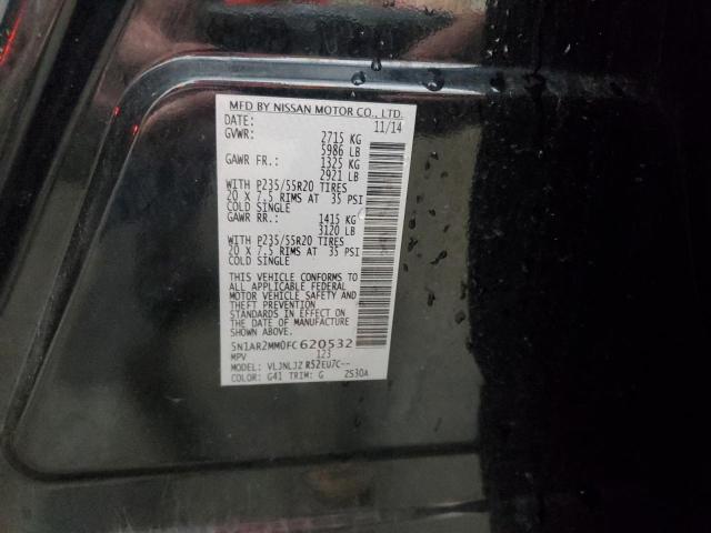 2015 NISSAN PATHFINDER 5N1AR2MM0FC620532