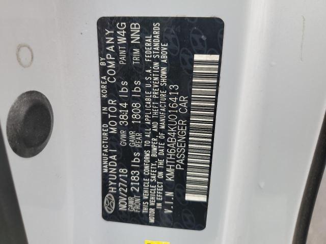 2019 HYUNDAI VELOSTER T KMHTH6AB4KU016413