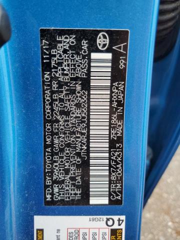 2018 TOYOTA COROLLA IM JTNKARJE9JJ562362