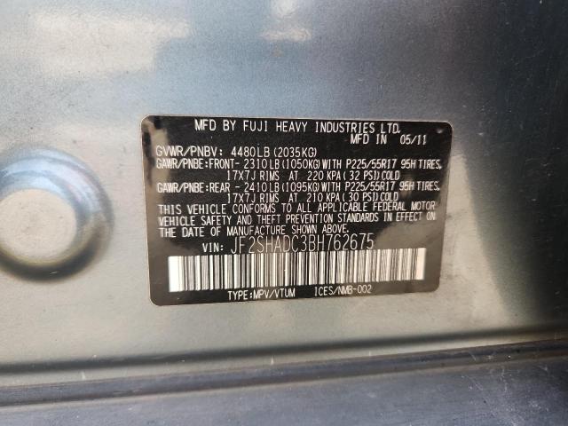2011 SUBARU FORESTER 2.5X PREMIUM #3260581071