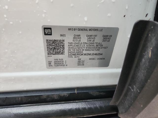 2021 CHEVROLET TRAVERSE L - 1GNERGKW2MJ246254