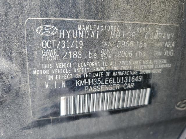 2020 HYUNDAI ELANTRA GT KMHH35LE6LU131649