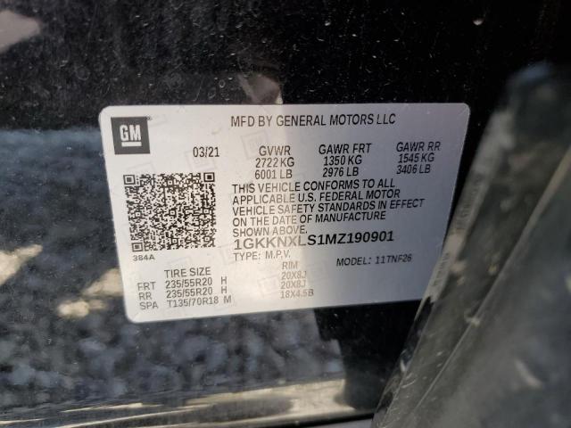 2021 GMC ACADIA DENALI 1GKKNXLS1MZ190901