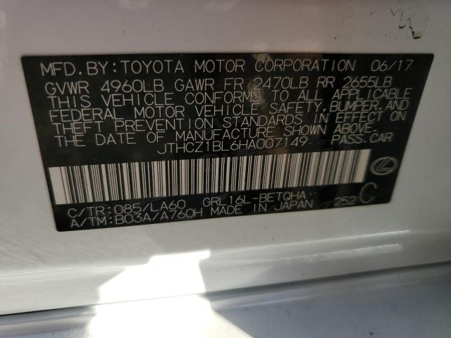 2017 LEXUS GS 350 BAS JTHCZ1BL6HA007149