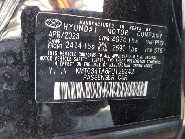 2023 GENESIS G70 BASE KMTG34TA8PU126242