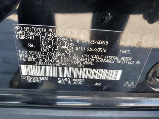 2023 TOYOTA BZ4X XLE JTMAAAAA3PA025509