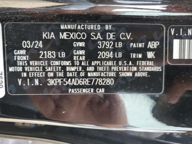 2024 KIA FORTE GT L 3KPF54AD6RE778280