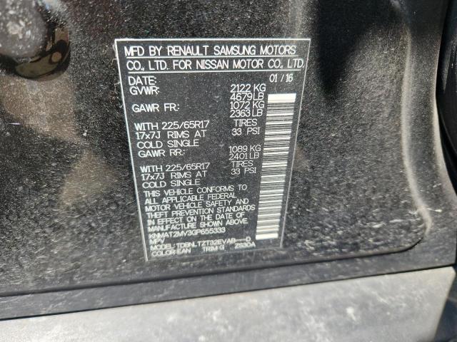 2016 NISSAN ROGUE S - KNMAT2MV3GP655333