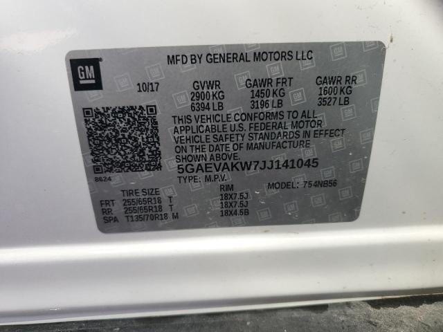 2018 BUICK ENCLAVE ES 5GAEVAKW7JJ141045