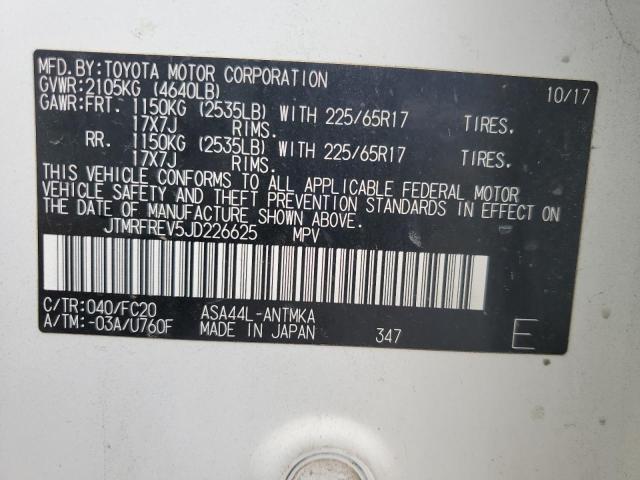 2018 TOYOTA RAV4 ADVEN - JTMRFREV5JD226625