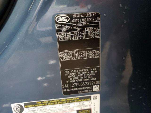2025 LAND ROVER DEFENDER 1 SALE27EU5S2392400