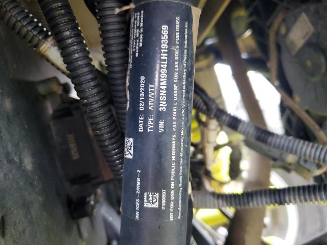 2020 POLARIS RZR XP 4 1000 HIGH LIFTER 3NSN4M994LH193569