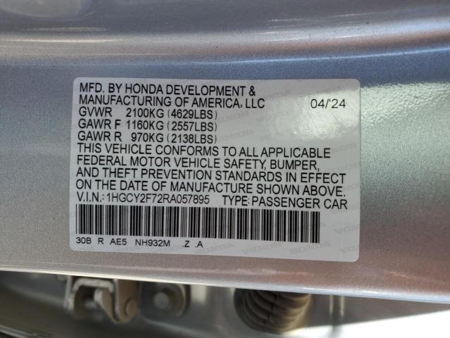 2024 HONDA ACCORD HYBRID SPORT-L - 1HGCY2F72RA057895