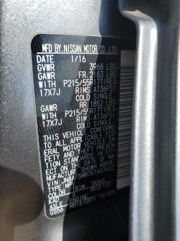 2016 NISSAN JUKE S JN8AF5MR7GT607602