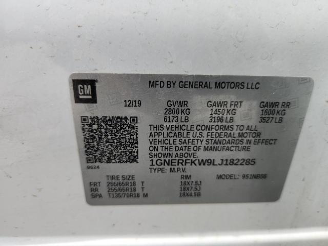 2020 CHEVROLET TRAVERSE L - 1GNERFKW9LJ182285