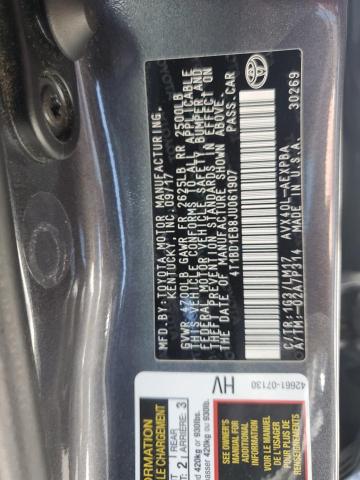 2018 TOYOTA AVALON HYB 4T1BD1EB8JU061907