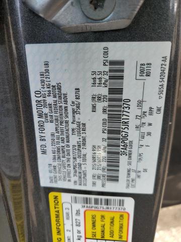 2018 FORD FUSION S - 3FA6P0G75JR177370