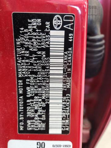 2015 TOYOTA COROLLA L - 2T1BURHE4FC264855