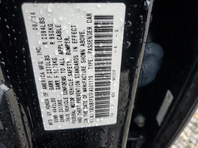 2015 ACURA TLX TECH 19UUB1F51FA001179