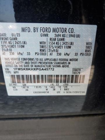 2023 FORD EXPLORER S - 1FMSK8KHXPGA45772