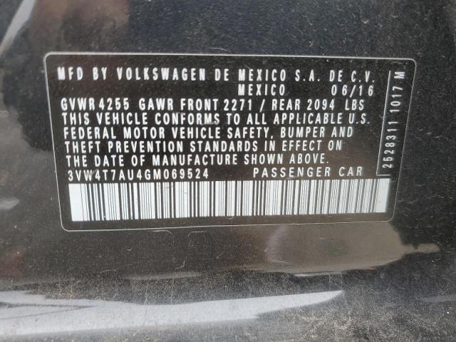 2016 VOLKSWAGEN GTI S/SE 3VW4T7AU4GM069524