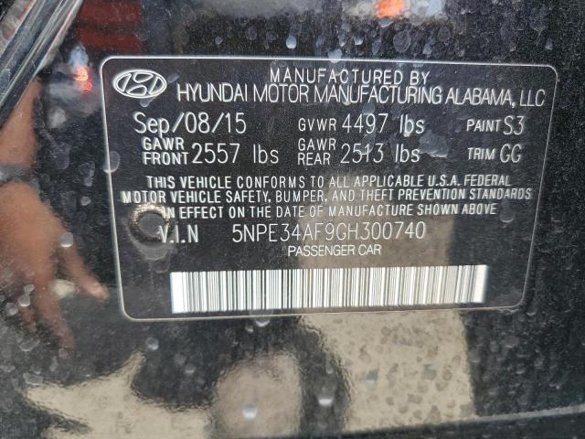 2016 HYUNDAI SONATA SPORT 5NPE34AF9GH300740
