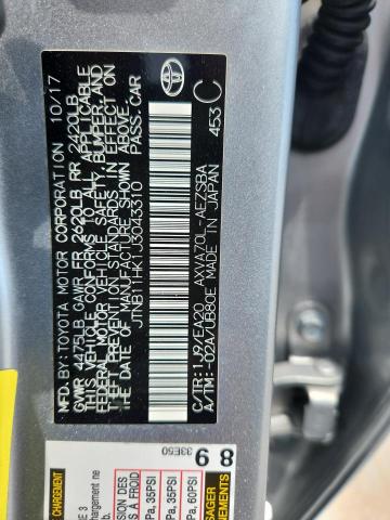 2018 TOYOTA CAMRY L JTNB11HK1J3043310