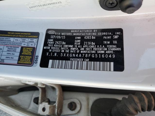 2015 KIA OPTIMA EX - 5XXGN4A78FG516049