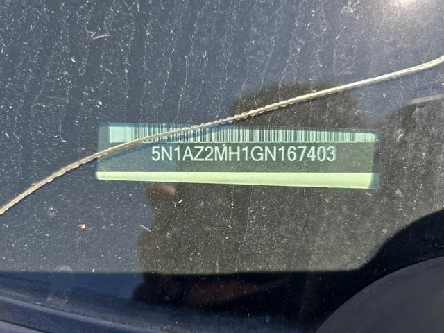 2016 NISSAN MURANO S 5N1AZ2MH1GN167403
