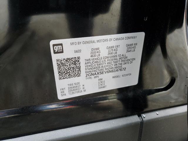 2022 CHEVROLET EQUINOX LS - 2GNAXSEV6N6147672