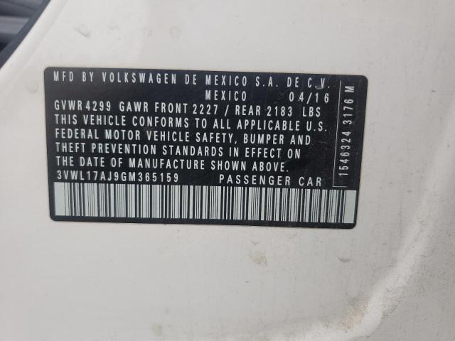 2016 VOLKSWAGEN JETTA SEL 3VWL17AJ9GM365159