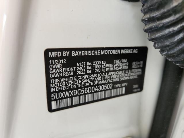 2013 BMW X3 XDRIVE2 - 5UXWX9C56D0A30502