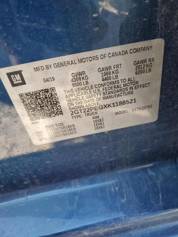 2019 GMC SIERRA K25 2GT22PEGXK1188521