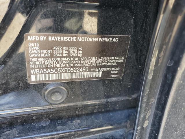 2015 BMW 528 I WBA5A5C5XFD522480