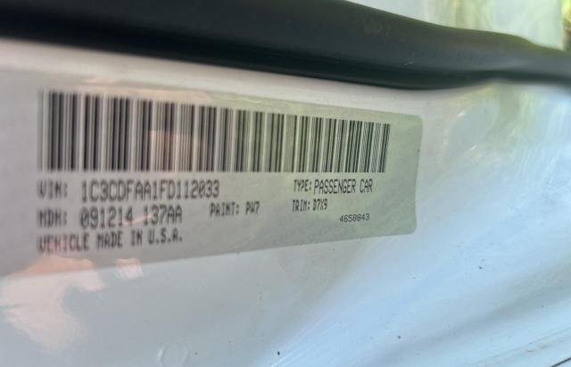 2015 DODGE DART SE - 1C3CDFAA1FD112033