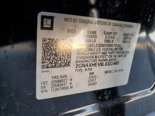 2020 CHEVROLET EQUINOX LS - 2GNAXHEV9L6111460