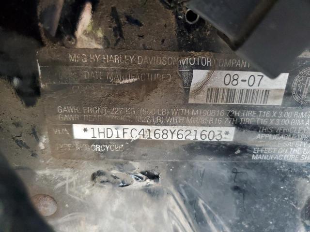 2008 HARLEY-DAVIDSON FLHTCUI 1HD1FC4168Y621603
