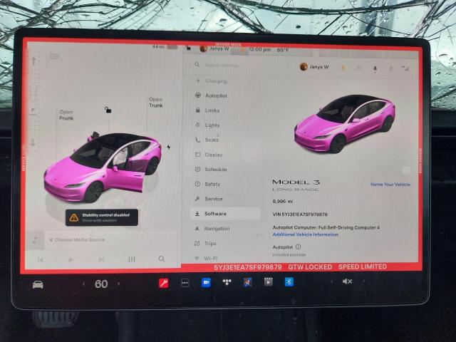 2025 TESLA MODEL 3 5YJ3E1EA7SF979879