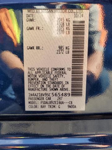 2025 NISSAN LEAF S 1N4AZ1BV9SC565489
