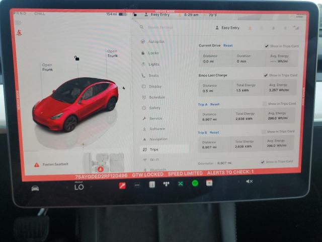 2024 TESLA MODEL Y 7SAYGDED2RF120496