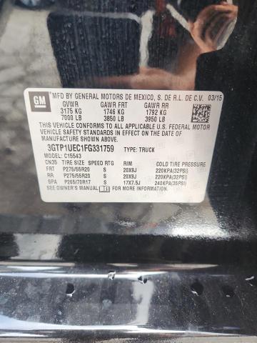 2015 GMC SIERRA C15 3GTP1UEC1FG331759