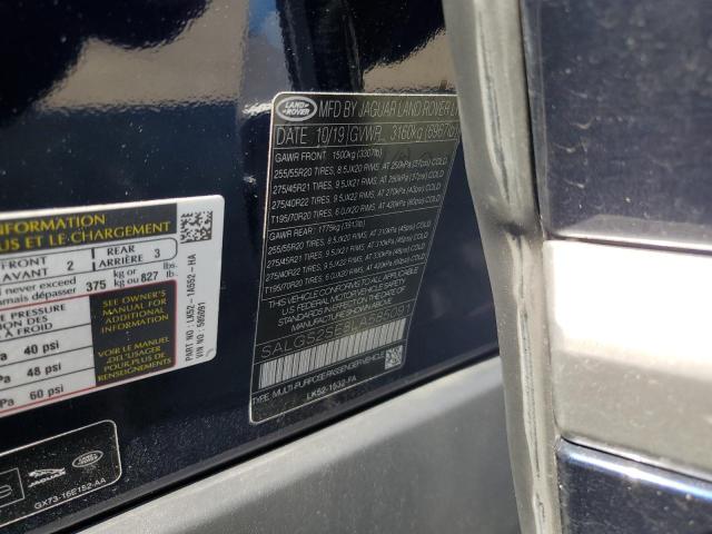 2020 LAND ROVER RANGE ROVE SALGS2SE8LA585091