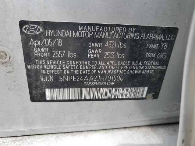 2018 HYUNDAI SONATA ECO - 5NPE24AA2JH701500