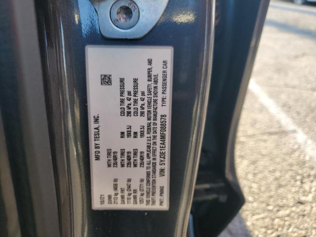 2021 TESLA MODEL 3 5YJ3E1EA4MF088578