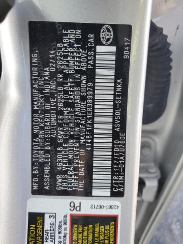 2014 TOYOTA CAMRY L - 4T4BF1FK1ER389979