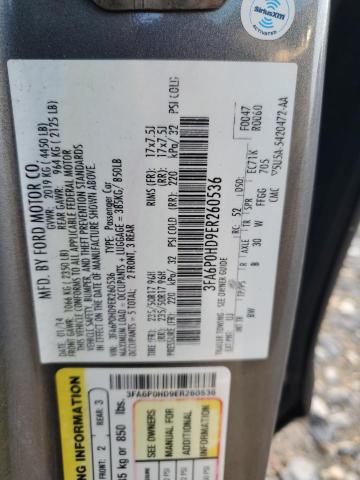 2014 FORD FUSION SE - 3FA6P0HD9ER260536